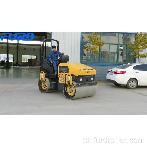 Rolo compactador vibratório de asfalto de 3 toneladas FYL-1200